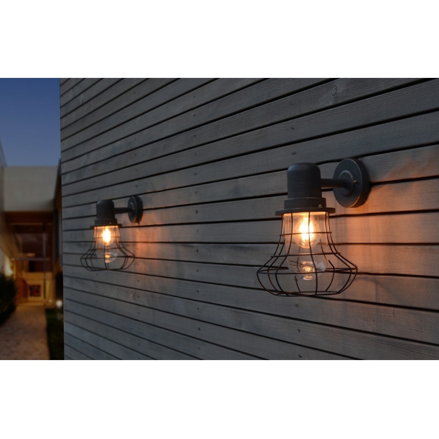 Eco-Lampa - Āra sienas lampa BIRD 1xE27/60W/230V IP44