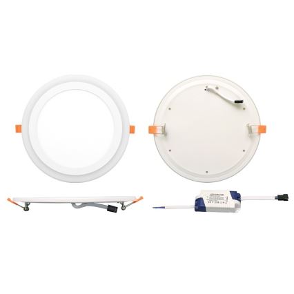 LED Piekaramo griestu gaismeklis DUO LED/6W/230V + LED/3W