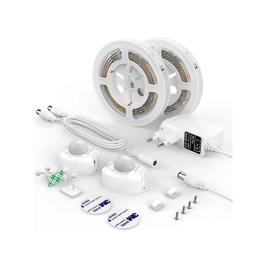 KOMPLEKTS 2x LED josla ar sensoru 1,2 m LED/3,6W/230V
