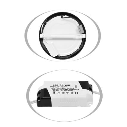 LED Griestu lampa LADA LED/12W/230V 3000/4000/6000K d. 17 cm balta