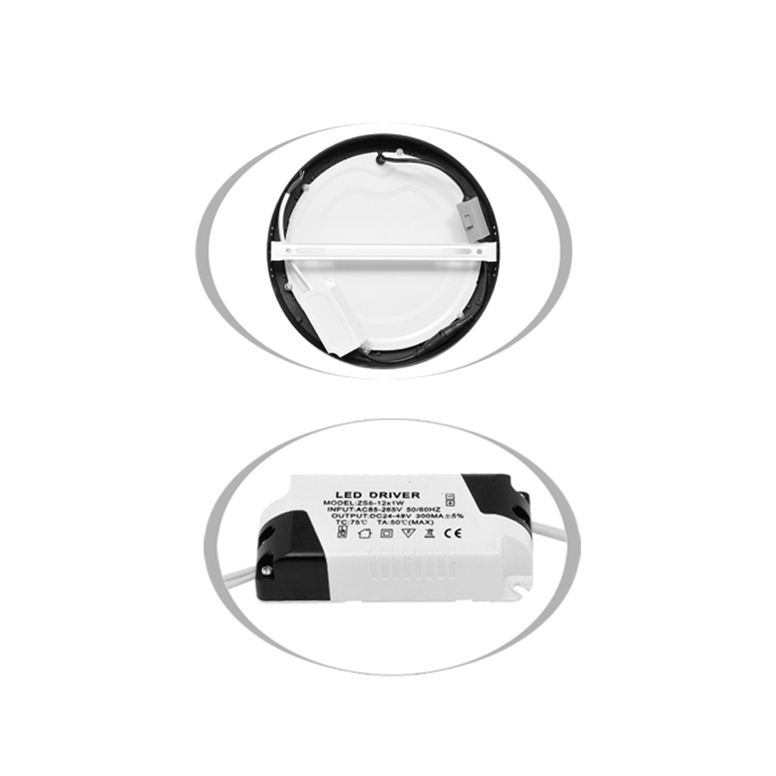 LED Griestu lampa LADA LED/12W/230V 3000/4000/6000K d. 17 cm balta