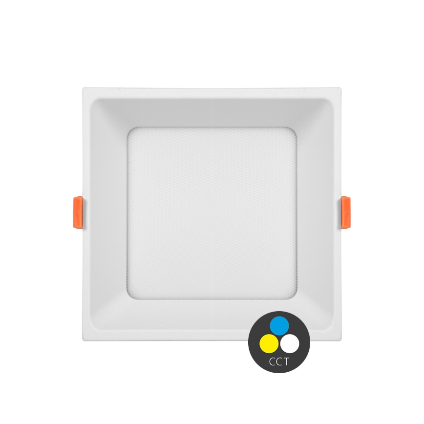 LED Iegremdējama vannas istabas lampa TONY LED/24W/230V 3000/4000/6500K 17x17 cm IP44 balta