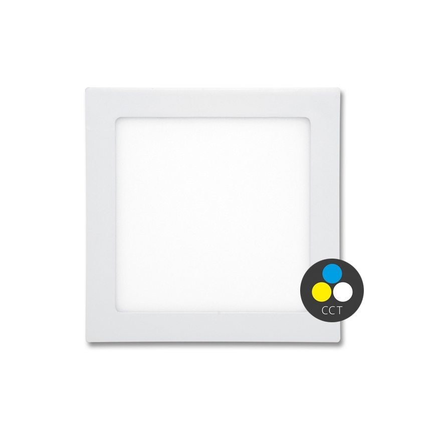 LED Iegremdējama vannas istabas lampa RAFA LED/12W/230V 3000/4000/6000K 17x17 cm IP44 balta