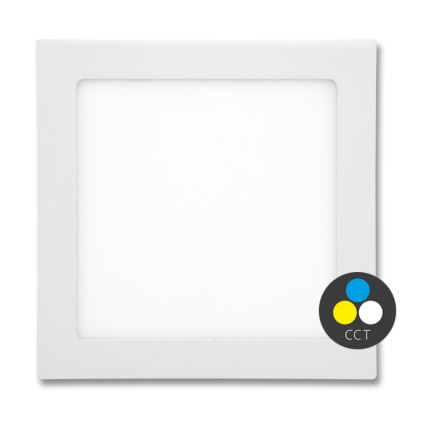 LED Iegremdējama vannas istabas lampa RAFA LED/18W/230V 3000/4000/6000K 22x22 cm IP44 balta
