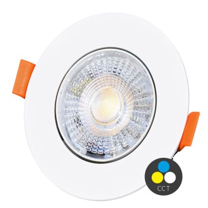LED Aptumšojama iegremdējama lampa ZITA LED/3/5/7W/230V 3000/4000/6000K d. 9 cm balta