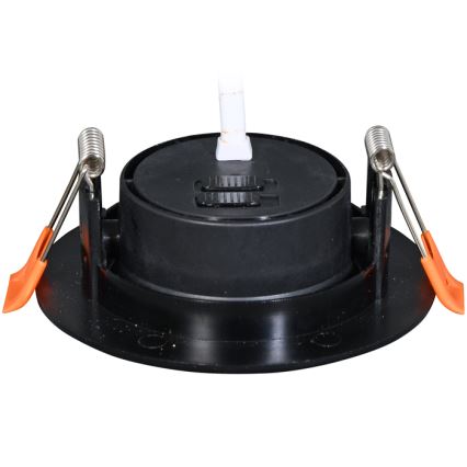 LED Aptumšojama iegremdējama lampa ZITA LED/3/5/7W/230V 3000/4000/6000K d. 9 cm melna
