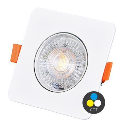 LED Aptumšojama iegremdējama lampa KENT LED/3/5/7W/230V 3000/4000/6000K 9x9 cm balta