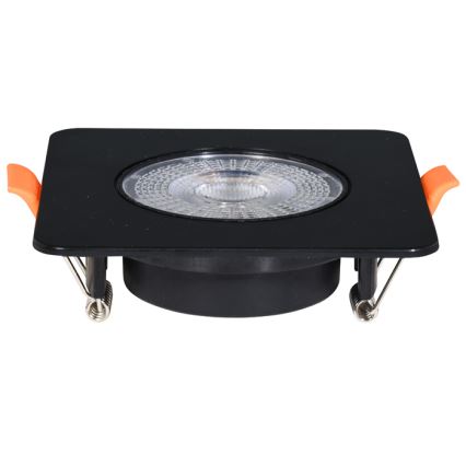 LED Aptumšojama iegremdējama lampa KENT LED/3/5/7W/230V3000/4000/6000K 9x9 cm melna