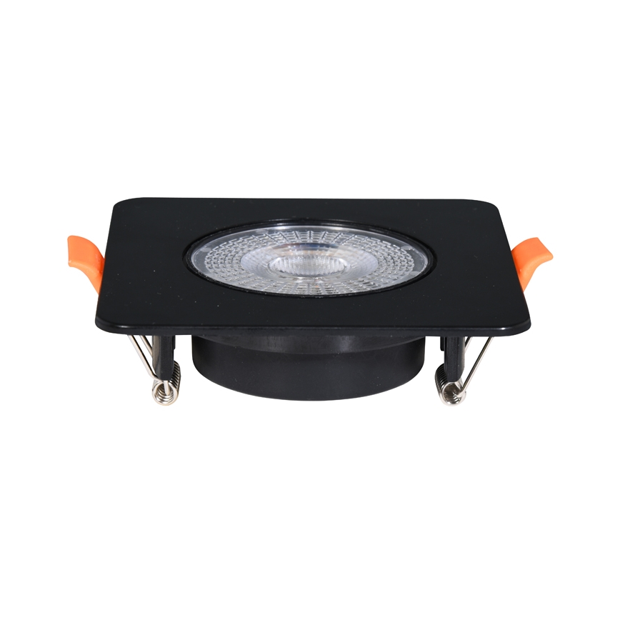 LED Aptumšojama iegremdējama lampa KENT LED/3/5/7W/230V3000/4000/6000K 9x9 cm melna