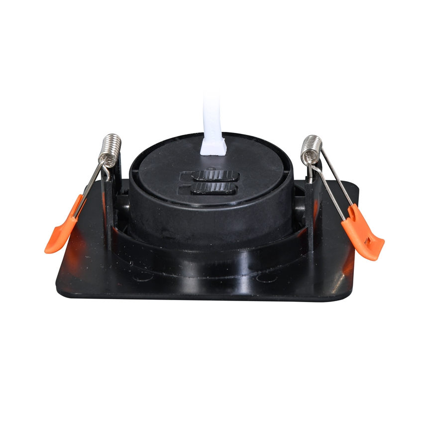 LED Aptumšojama iegremdējama lampa KENT LED/3/5/7W/230V3000/4000/6000K 9x9 cm melna
