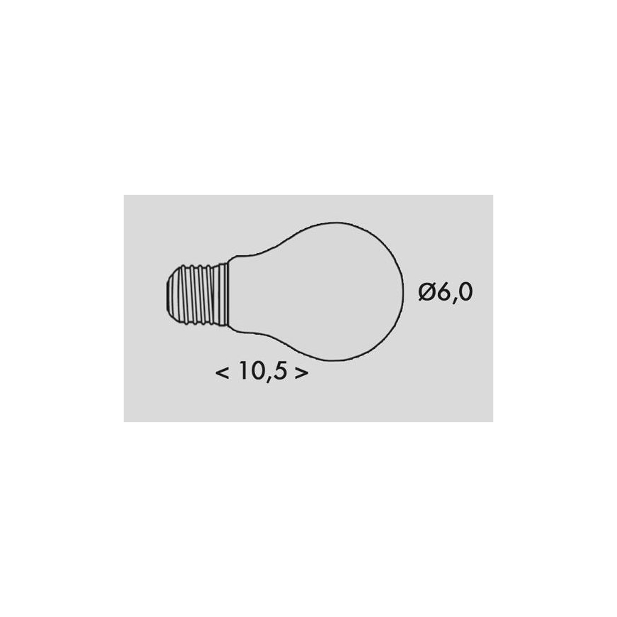 LED Spuldze RETRO A60 E27/5W/230V 3000K 1055lm
