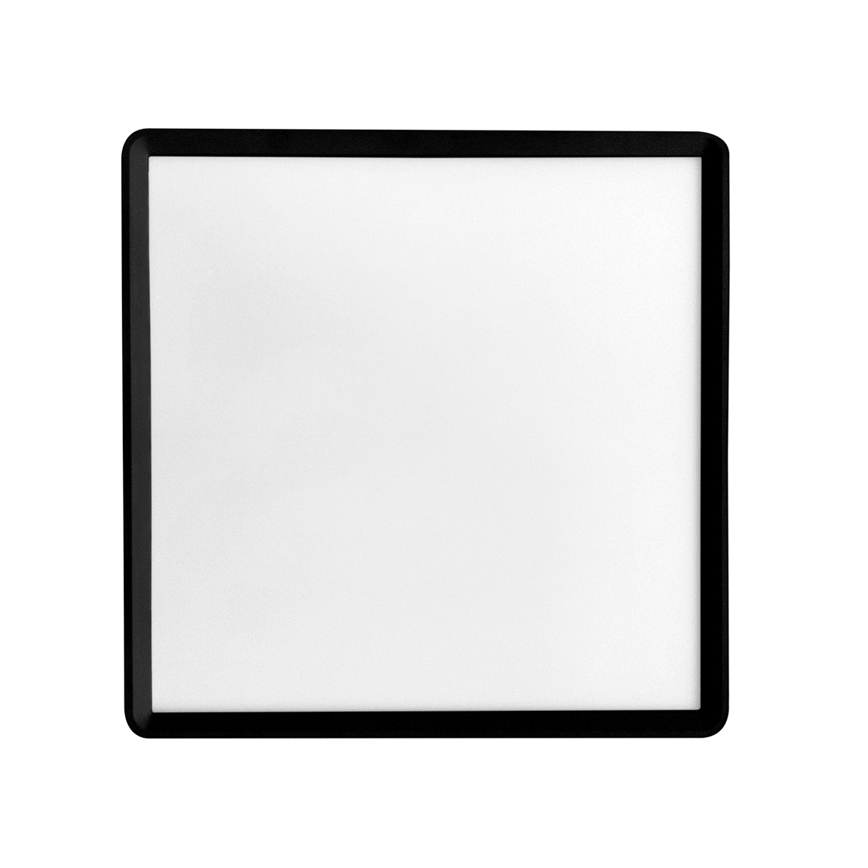 LED Griestu lampa TERY LED/24W/230V 3000/4000/6000K 30x30 cm IP40 melna