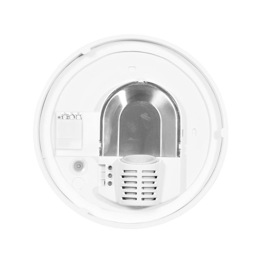 Āra griestu lampa ar sensoru HECTOR 1xE27/60W/230V d. 25 cm IP44 opāls balta