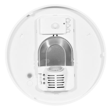 Āra griestu lampa ar sensoru HECTOR 1xE27/60W/230V d. 30 cm IP44 opāls balta