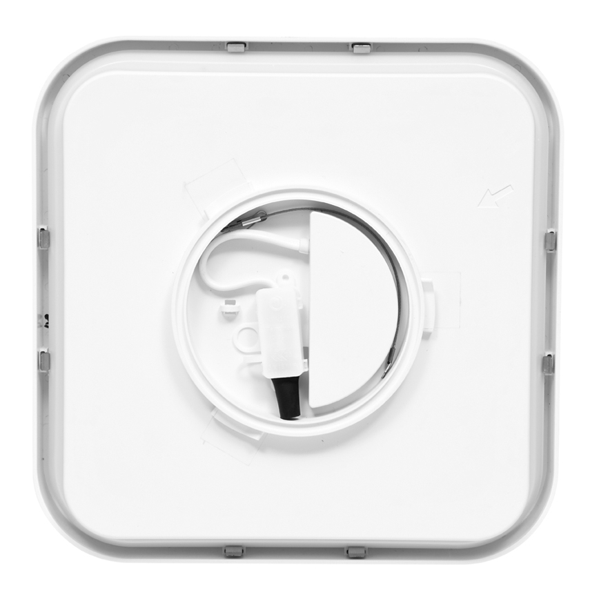 LED Vannas istabas griestu lampa LUKY LED/12W/230V 4000K 25x25 cm IP44 balta