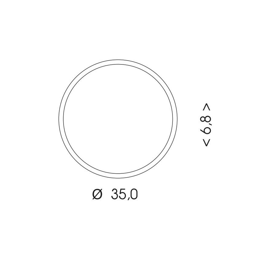 LED Āra griestu lampa MARTIN LED/25W/230V 3000/4000K d. 35 cm IP65 balta