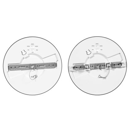 LED Aptumšojama iegremdējama lampa ar sensoru LEXA LED/6/12/18W/230V 3000/4000/6000K d. 22,5 cm melna