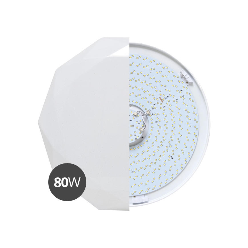 LED Aptumšojama griestu lampa DIAMANT LED/80W/230V + tālvadības pults