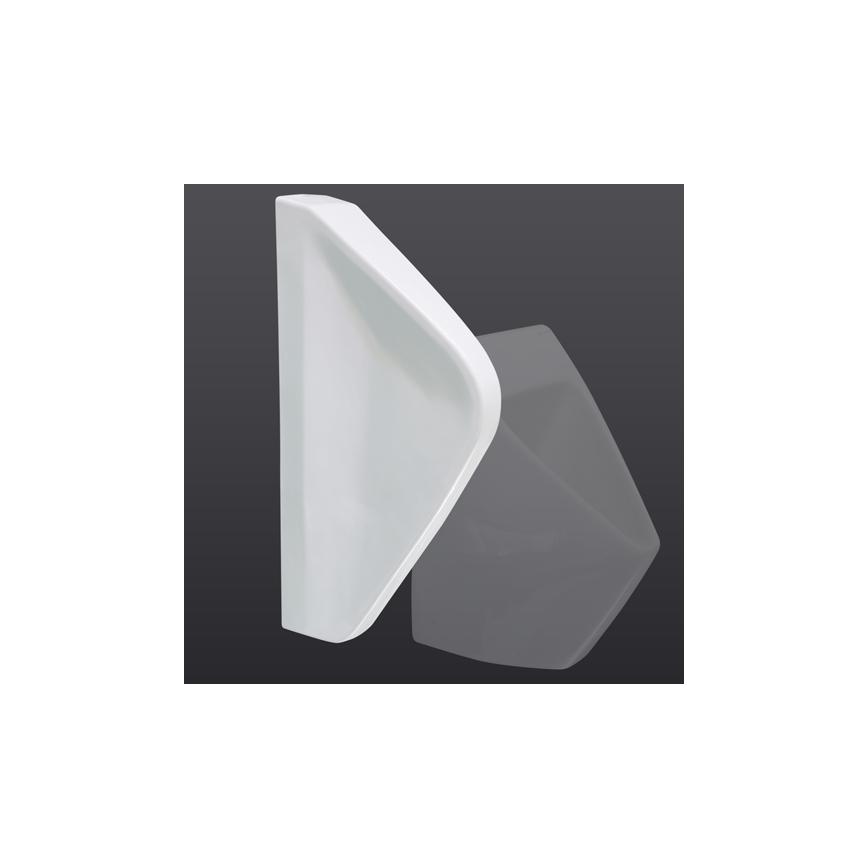 EcoStep 33001 - Pisuāra starpsiena 57,5x36 cm keramika/balta