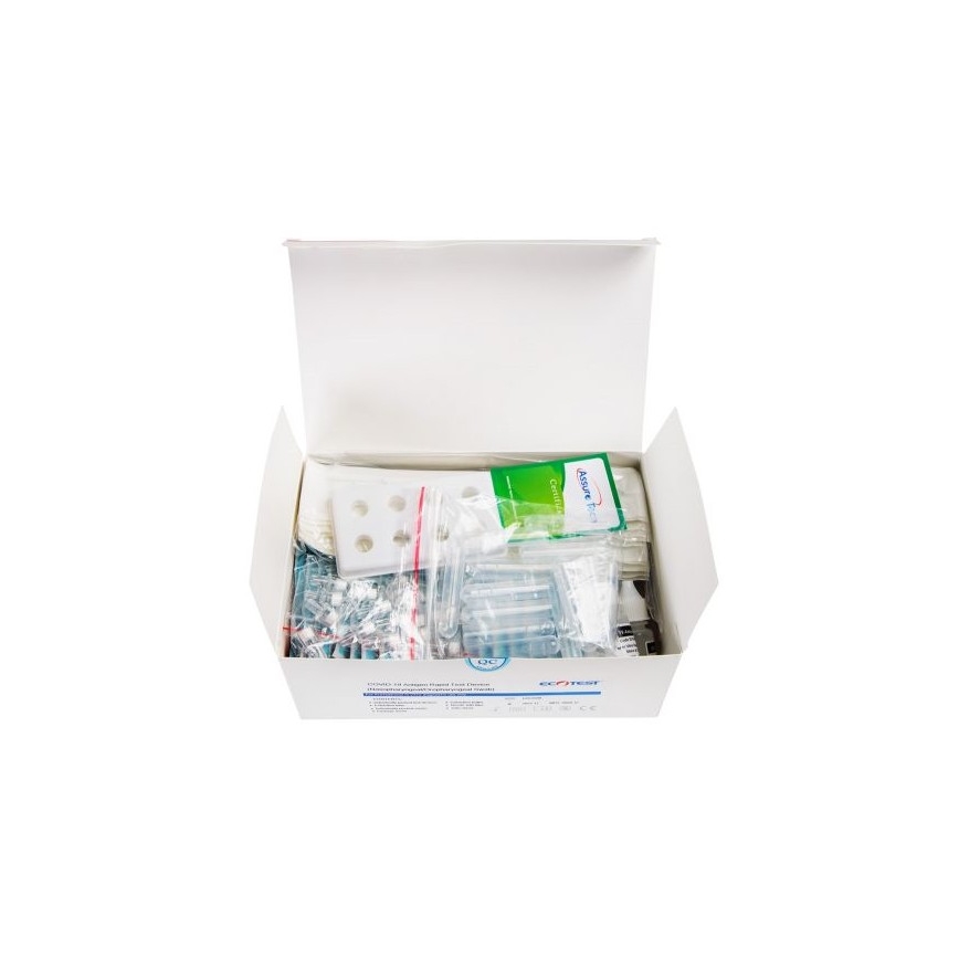 ECOTEST RAPID – COVID-19 Antigēna ātrais tests, iepakojumā 20gab
