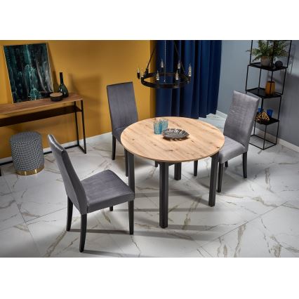 Ēdamgalds CALMIO artisan ozols/melns