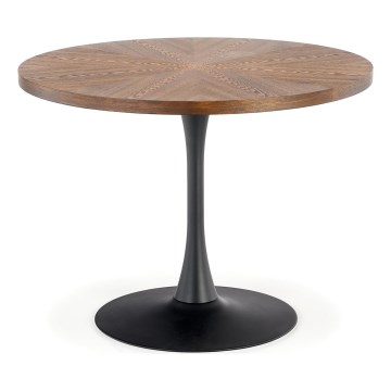 Ēdamgalds CARMELO 75x100 cm melns/brūns