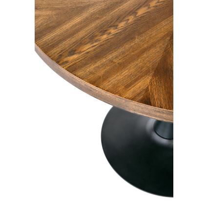 Ēdamgalds CARMELO 75x100 cm melns/brūns