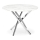 Ēdamgalds ESTEN 100 cm balts/sudraba