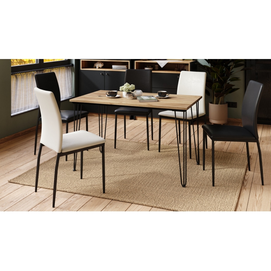 Ēdamgalds HALIJA ar ozola dekoru Craft