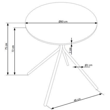 Ēdamgalds HOMORA melns