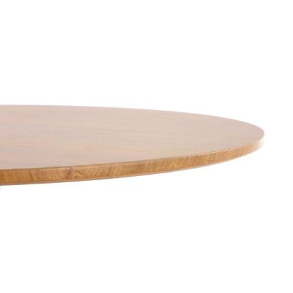 Ēdamgalds LUGI Ø 80 cm brūns/balts