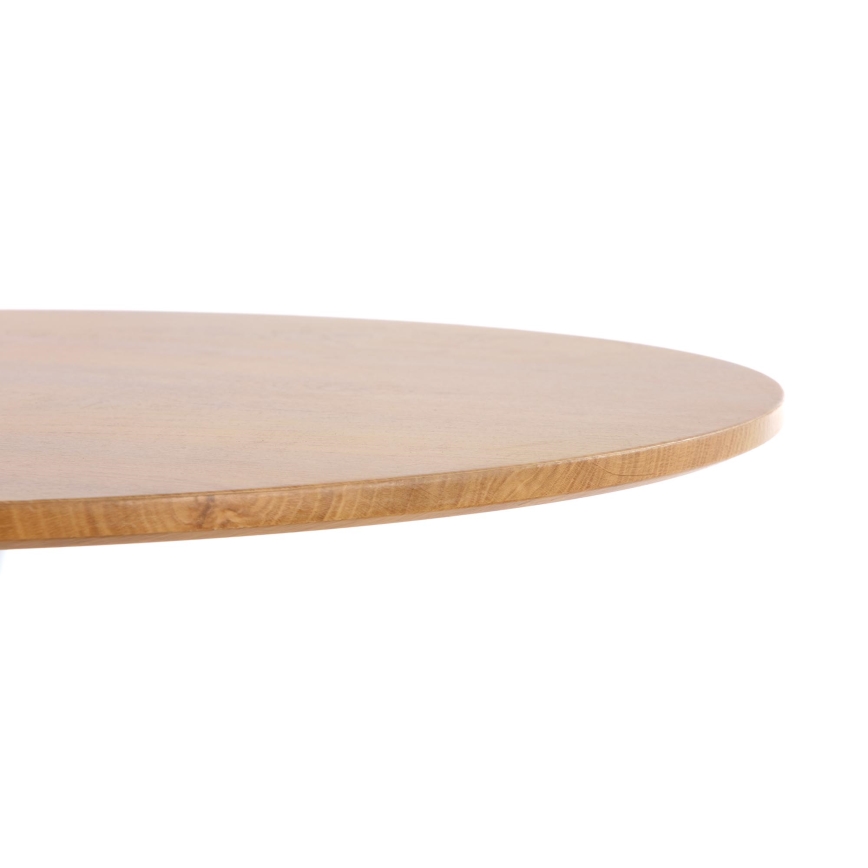 Ēdamgalds LUGI Ø 80 cm brūns/balts