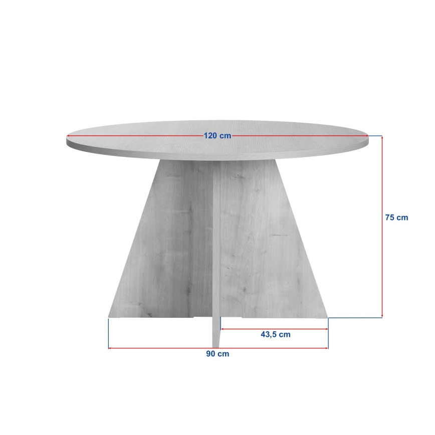 Ēdamgalds MATIN Ø 120 cm travertīns