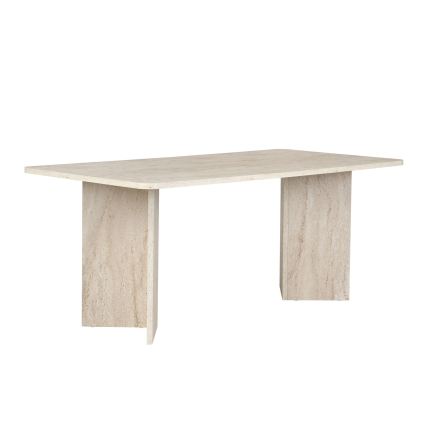 Ēdamgalds NEL 180x90 cm travertīns