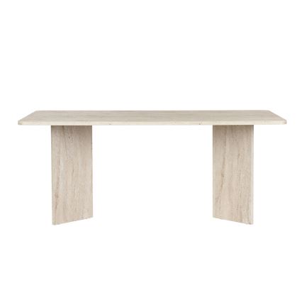 Ēdamgalds NEL 180x90 cm travertīns
