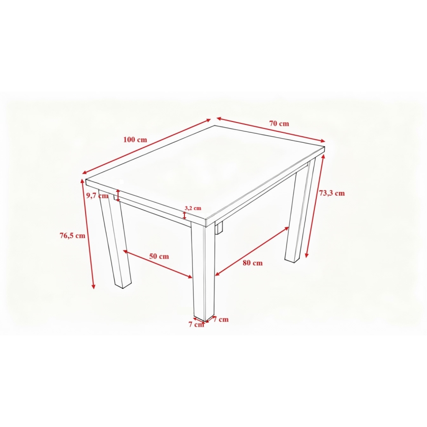 Ēdamgalda galds NOAH ozols