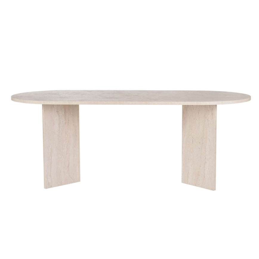 Ēdamistabas galds NEL 200x90 cm travertīns