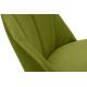 Ēdamistabas krēsls BAKERI 86x48 cm gaiši zaļa/dižskābardis