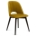 Ēdamistabas krēsls BOVIO 86x48 cm dzeltena/dižskābardis