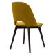 Ēdamistabas krēsls BOVIO 86x48 cm dzeltena/dižskābardis