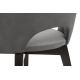 Ēdamistabas krēsls BOVIO 86x48 cm pelēka/dižskābardis