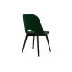 Ēdamistabas krēsls BOVIO 86x48 cm tumši zaļa/dižskābardis