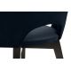 Ēdamistabas krēsls BOVIO 86x48 cm tumši zila/dižskābardis