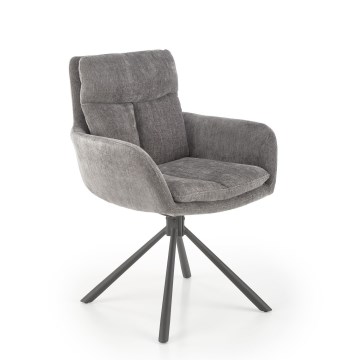 Ēdamistabas krēsls HALSA 1 gab. pelēks