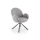Ēdamistabas krēsls KIVA, 1 gab., pelēks