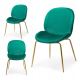 Ēdamistabas krēsls LORI 82,5x49 cm zaļš