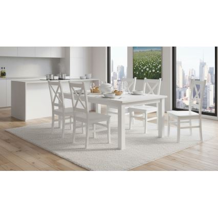 Ēdamistabas krēsls NATE balta