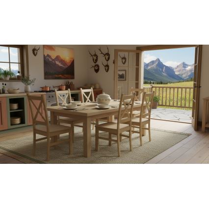 Ēdamistabas krēsls NATE ozols sonoma