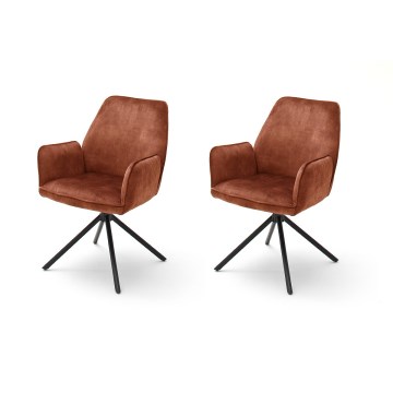 Ēdamistabas krēsls NEXORO, 1 gab., sarkans