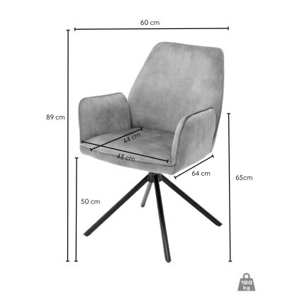 Ēdamistabas krēsls NEXORO, 1 gab., sarkans